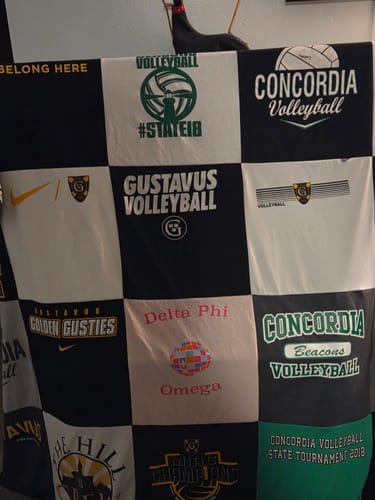 Customer photo review of Project Repat T-Shirt Quilt