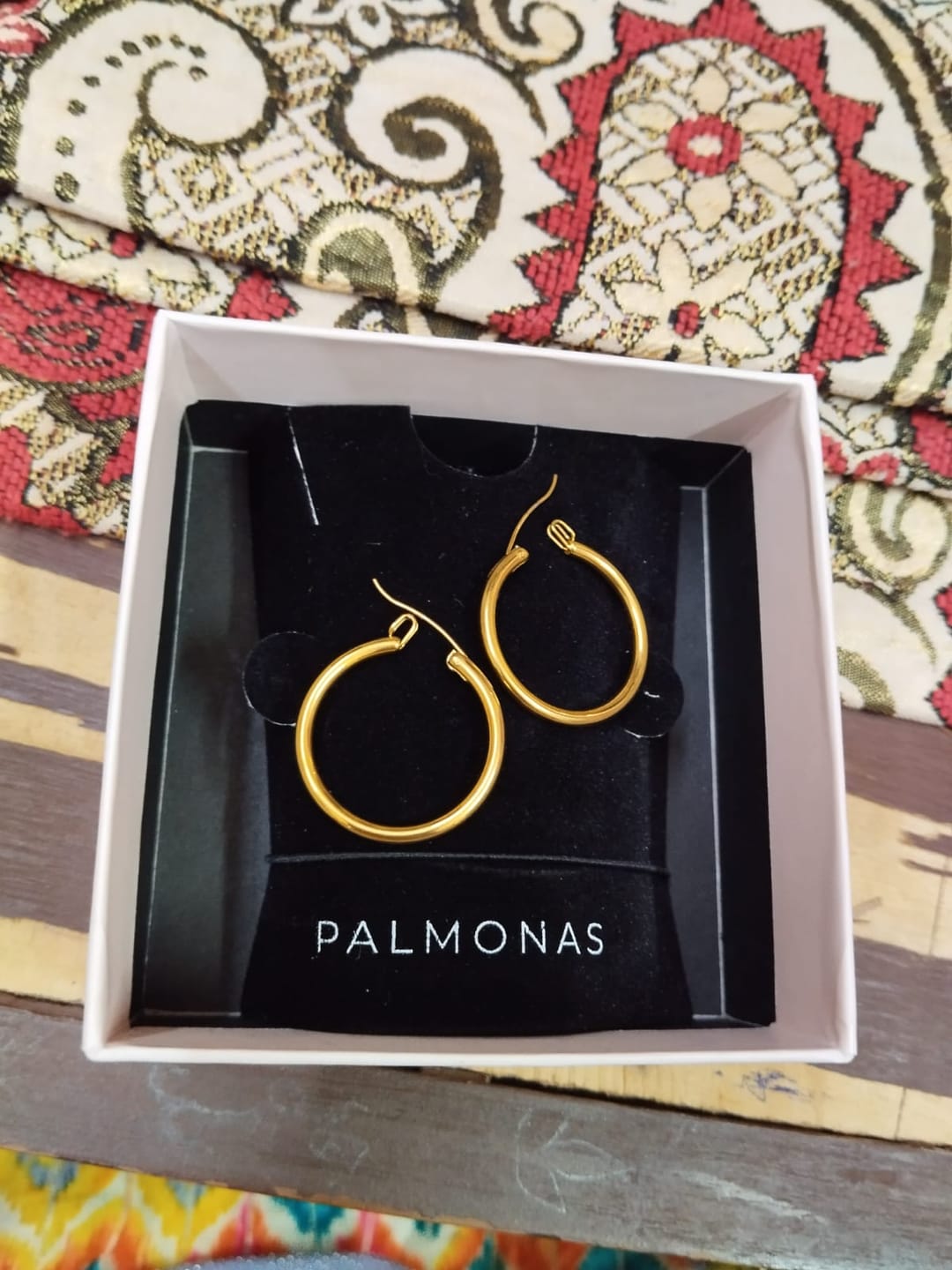 Customer photo review of Golden Halo Hoops
