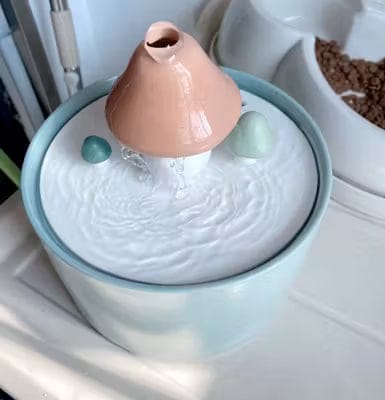 Customer photo review of PurrHaven - Katten Automatisch Keramisch Drinkfontein