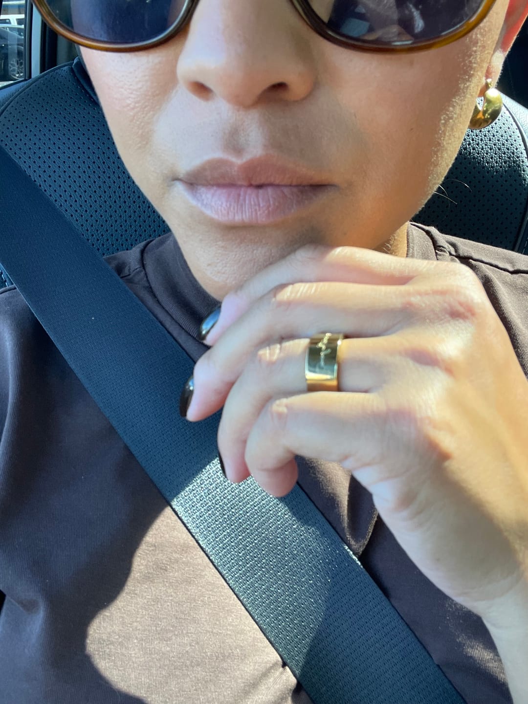 Customer photo review of God is with you Ring — Affirmation Ring Collection