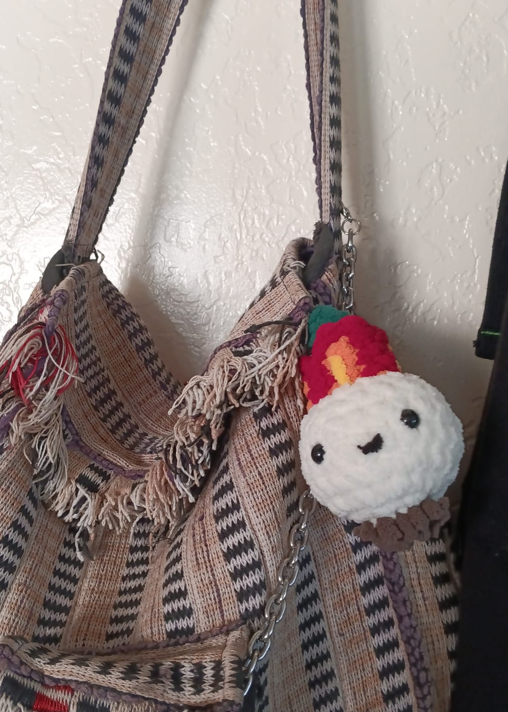 Customer photo review of Vic's Hot Onion Keychain