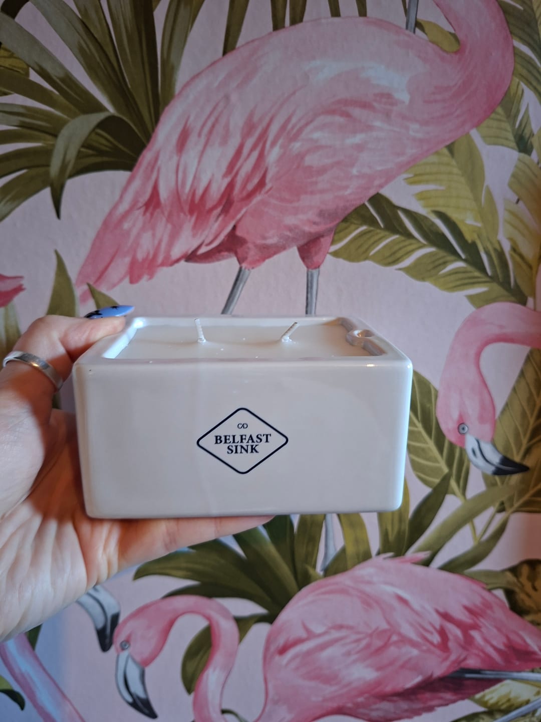 Customer photo review of Belfast Sink Candle | Cowfield Design