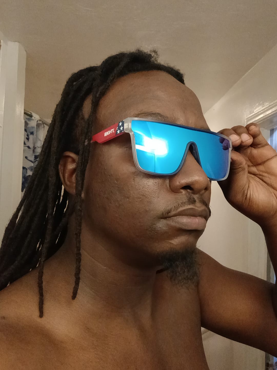 Customer photo review of 80Eighty® Polarized Murica Sunglasses
