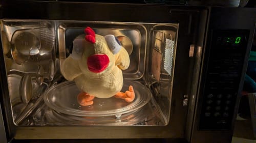 Customer photo review of Epic Minigames - Hen Herding Plushie