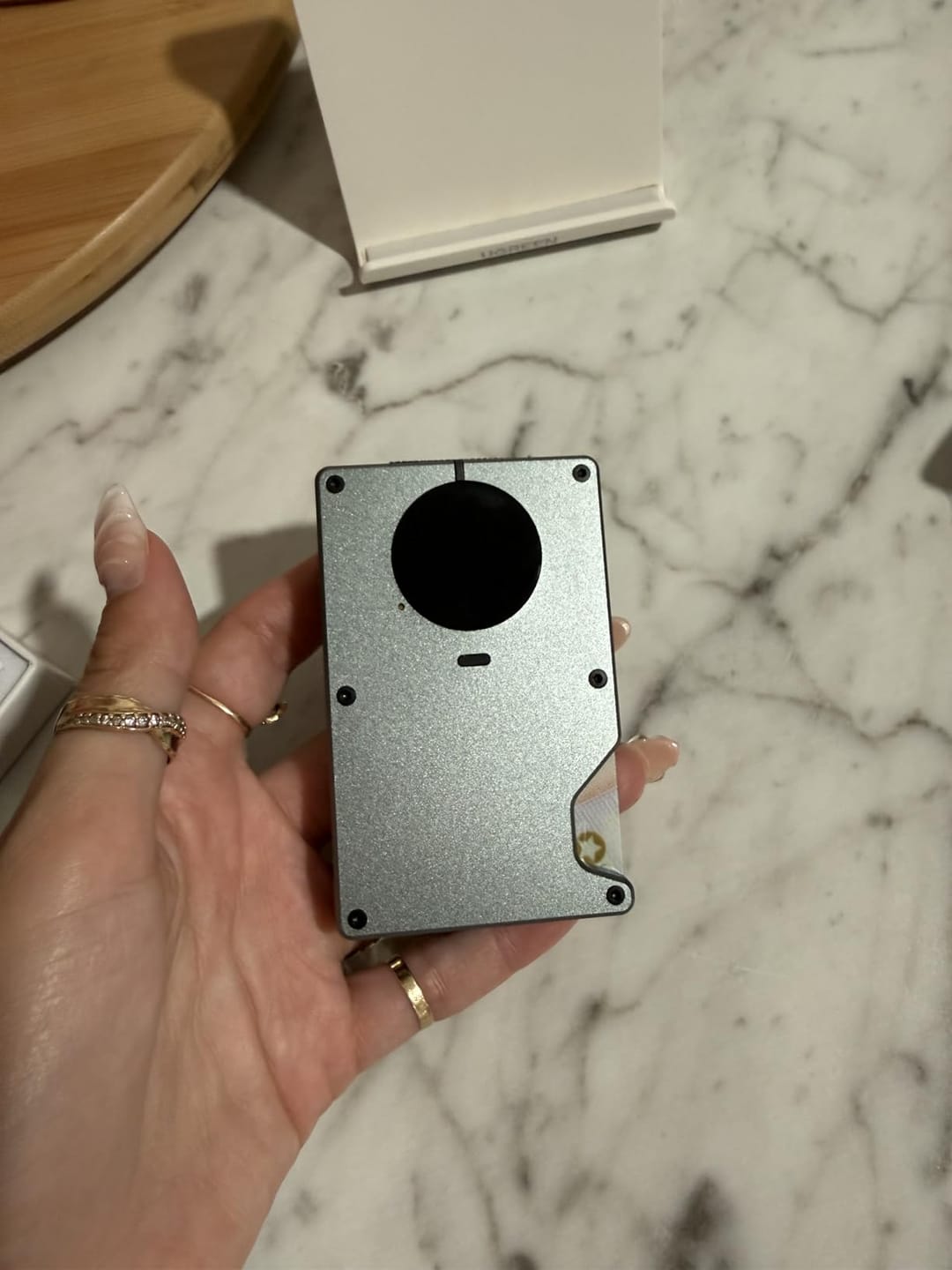 Customer photo review of AirWallet