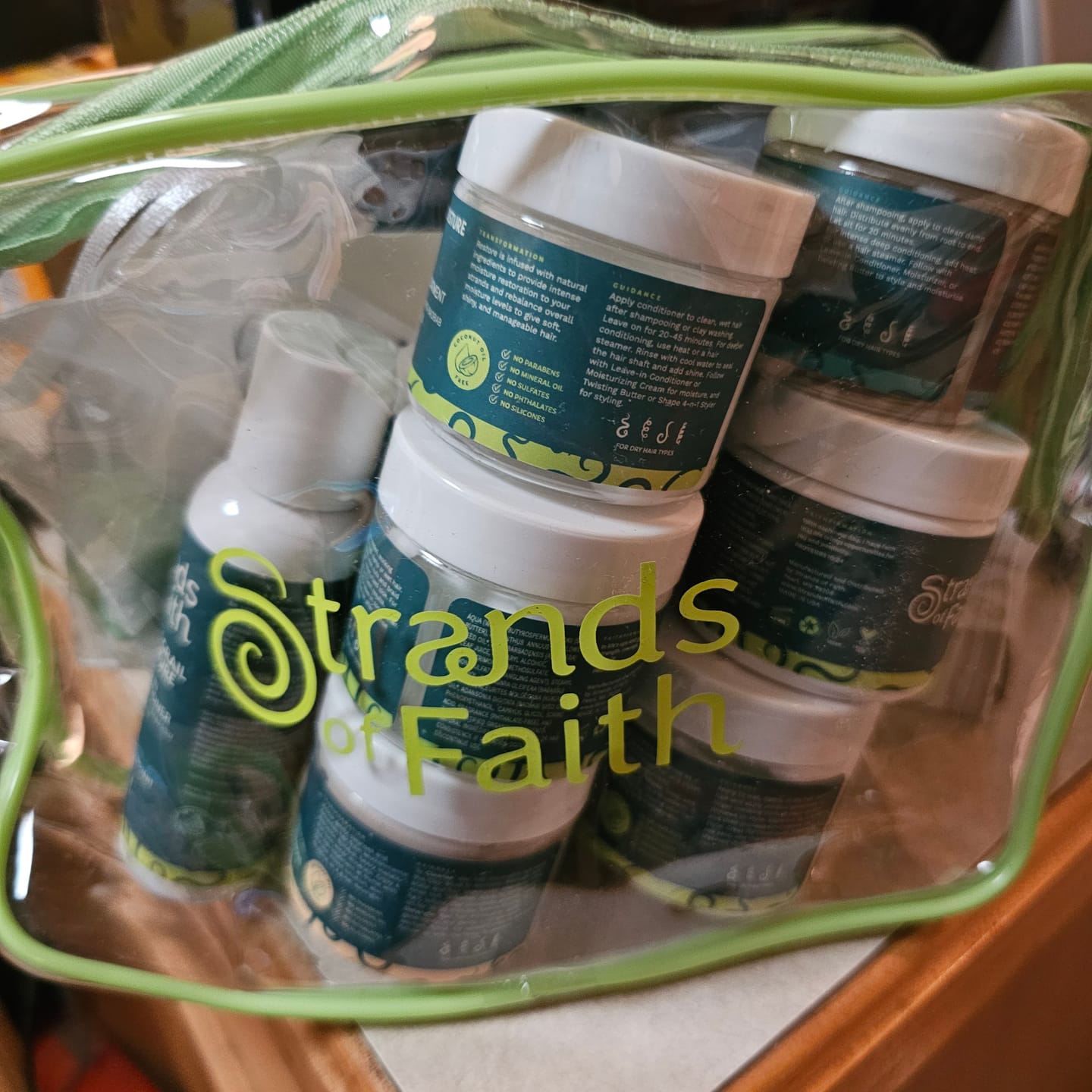 Customer photo review of Big Faith Travel Size/Sample Set