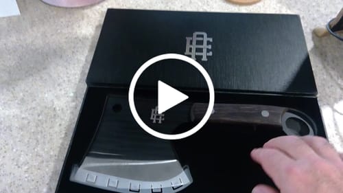 Customer video review of THE BUTCHER KNIFE