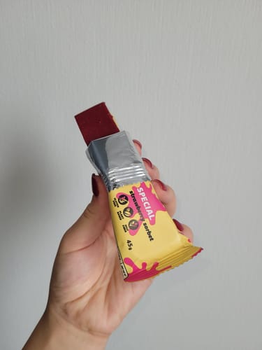 Customer photo review of Strawberry Sorbet