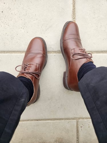 Customer photo review of Zapato Hombre Marsella Brandy