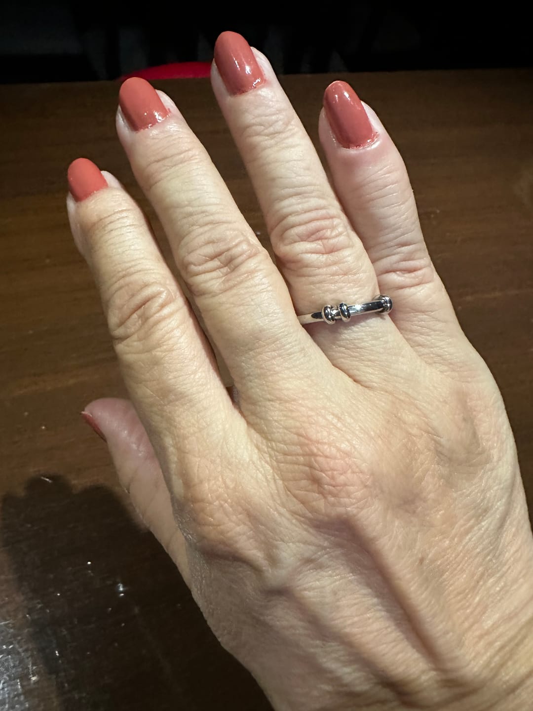 Customer photo review of Anillo Con Tres Mini Argollas