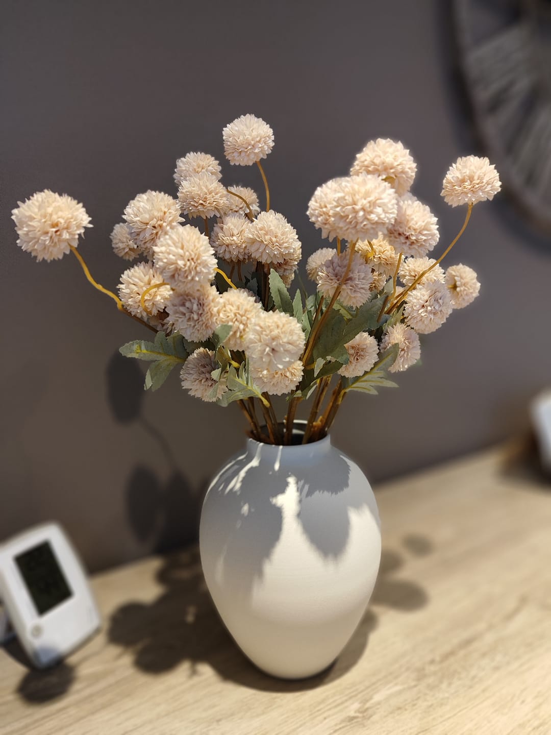 Customer photo review of Zijden Kiku Bloemen - Crème