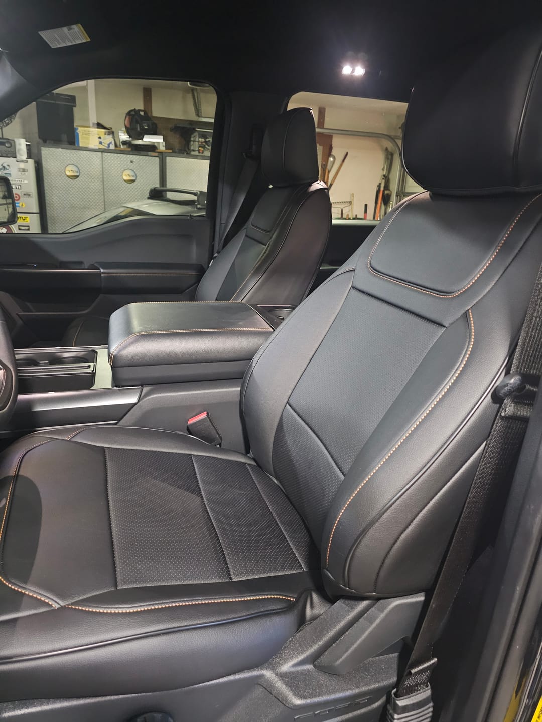 Customer photo review of 2021+ Ford F150 / 23+ F-250 F-350 Custom Seat Covers
