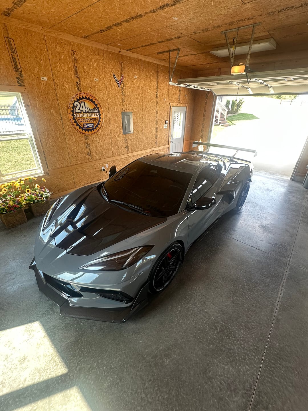 Customer photo review of Corvette C8 Upper Mirror Covers