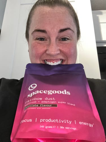 Customer photo review of rainbow dust