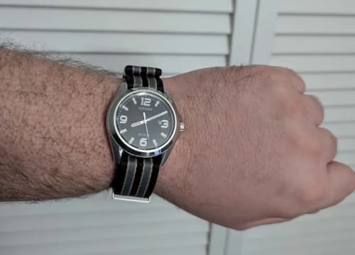 Customer photo review of NTTD Bond Nylon Watch Strap
