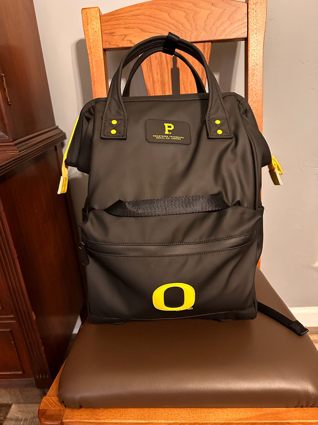 Customer photo review of Cascade Backpack - Standard - UO Ducks