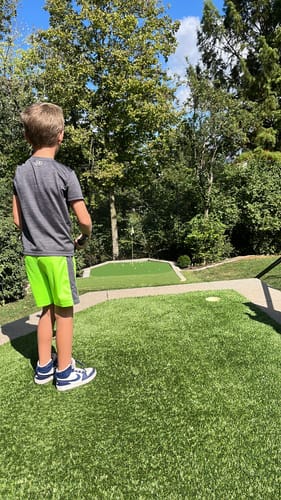 Customer photo review of almostPERFECT - 50 Ball Pack Practice Golf Balls