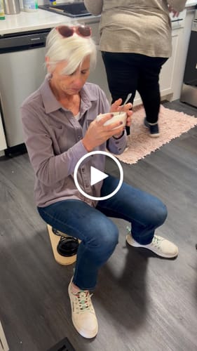 Customer video review of Hunkerin Stool