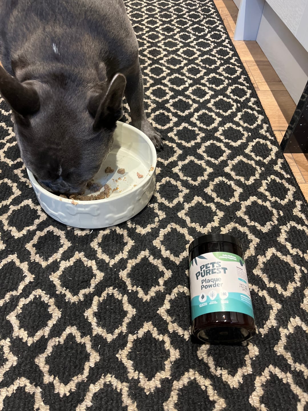 Customer photo review of Natural Plaque Removal Powder