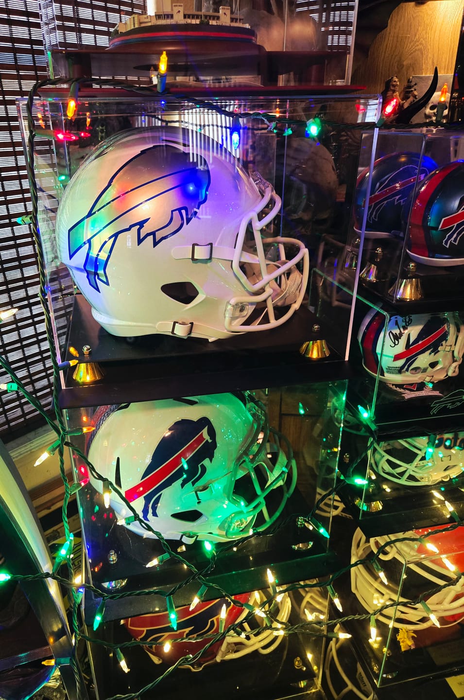 Customer photo review of Buffalo Bills Riddell Speed Replica Helmet - Rivalries 2025