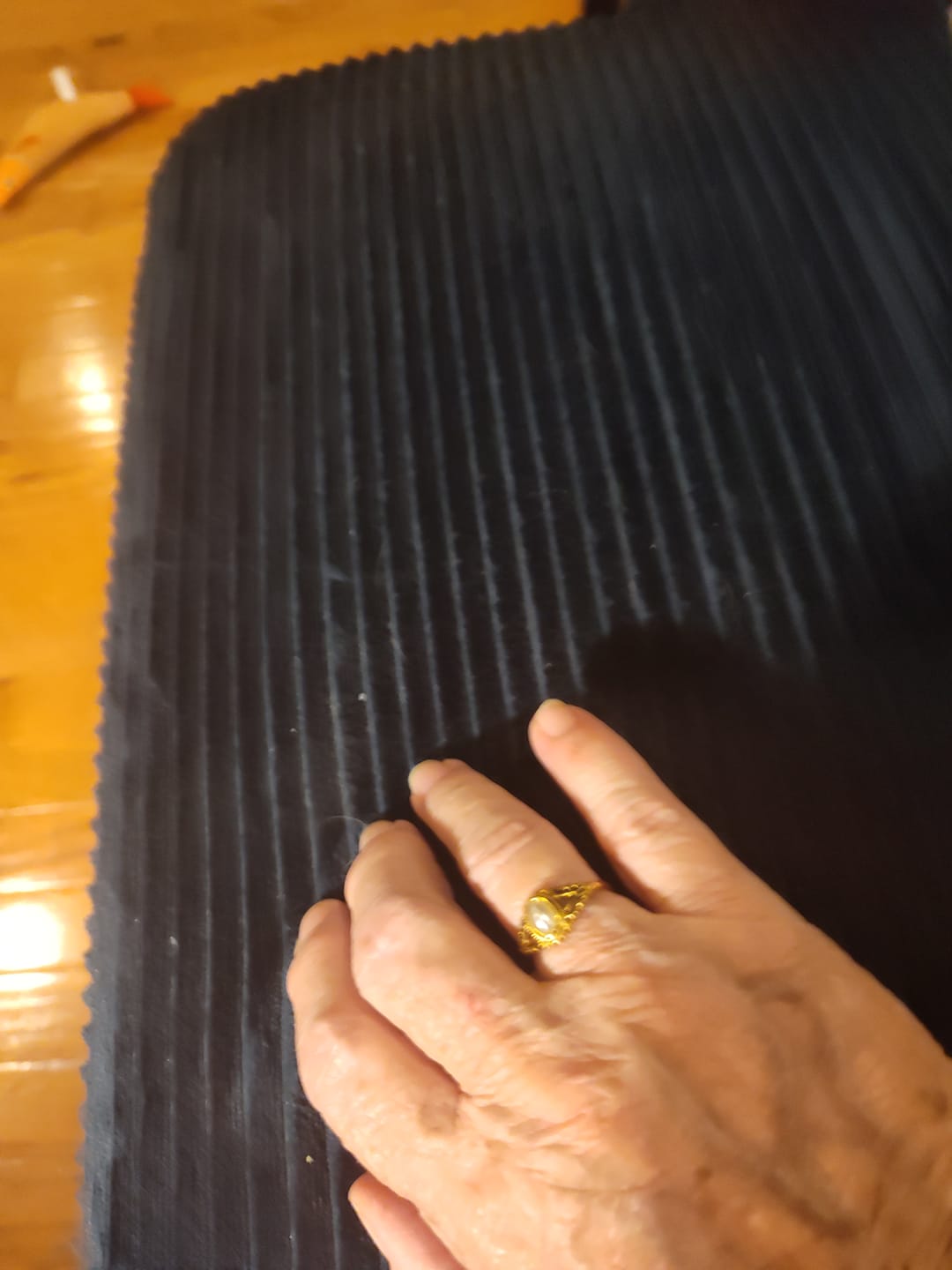Customer photo review of Vintage Royal Pearl Ring