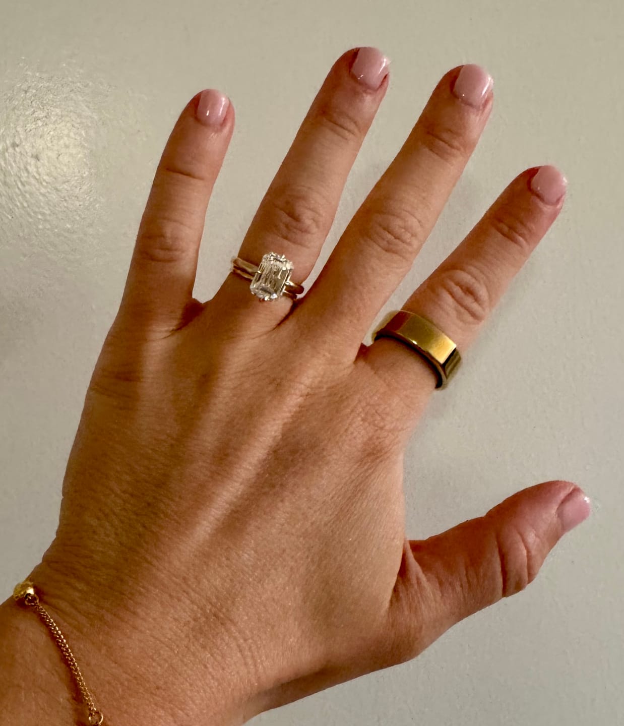 Customer photo review of Custom Engagement Ring Diamond Daughters