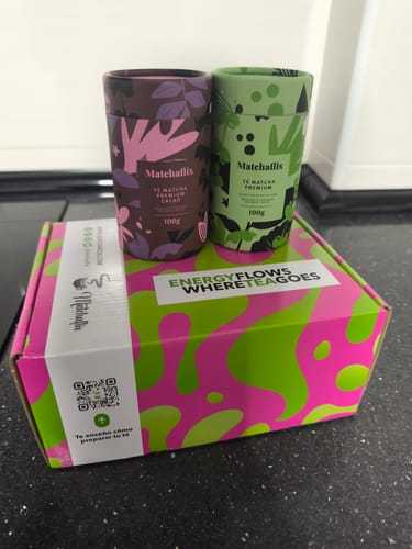 Customer photo review of Té Matcha Premium Cacao