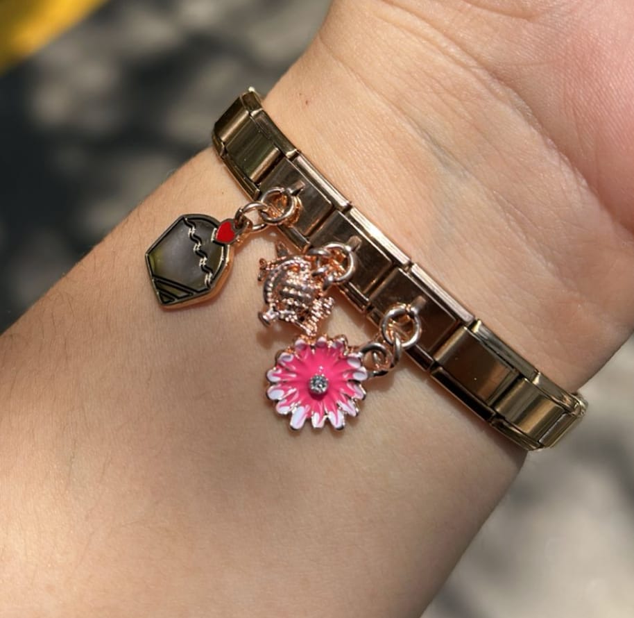 Customer photo review of Charm Colgante viaje avion