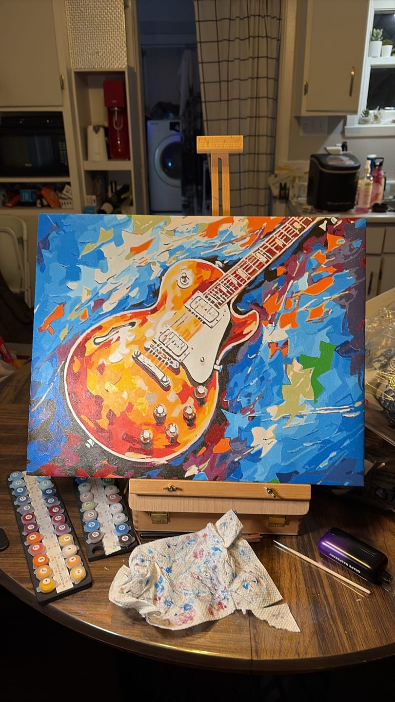 Customer photo review of Resting Guitar