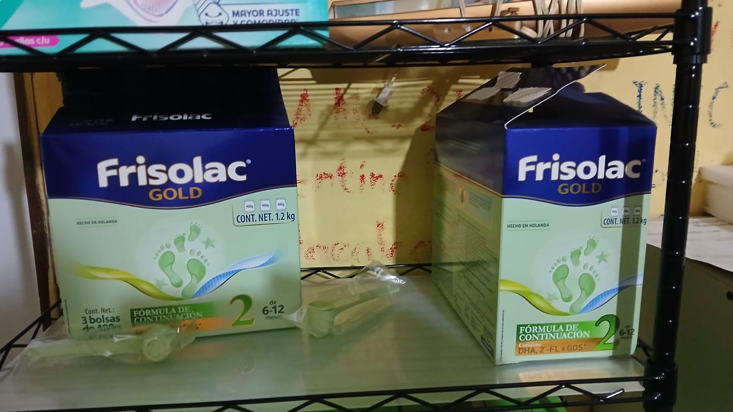 Customer photo review of Frisolac Gold 2 (6-12 Meses) 3 Pack 3.6 Kg