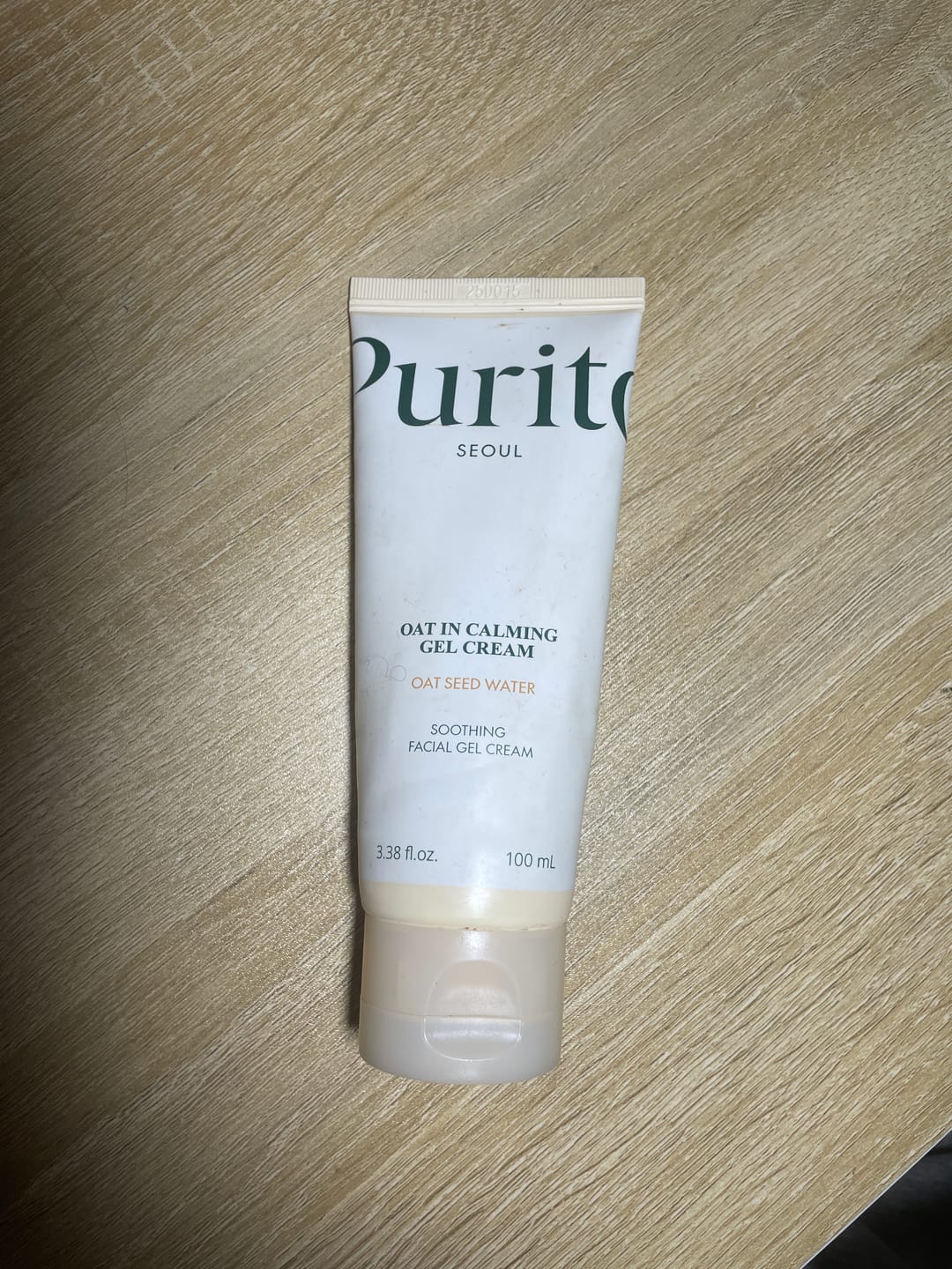 Customer photo review of Nomierinošs gelveida krēms ar pantenolu Purito Oat-In Calming Gel Cream