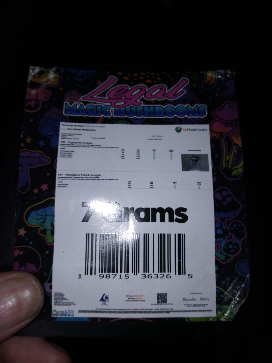 Customer photo review of Non Detect Mushrooms