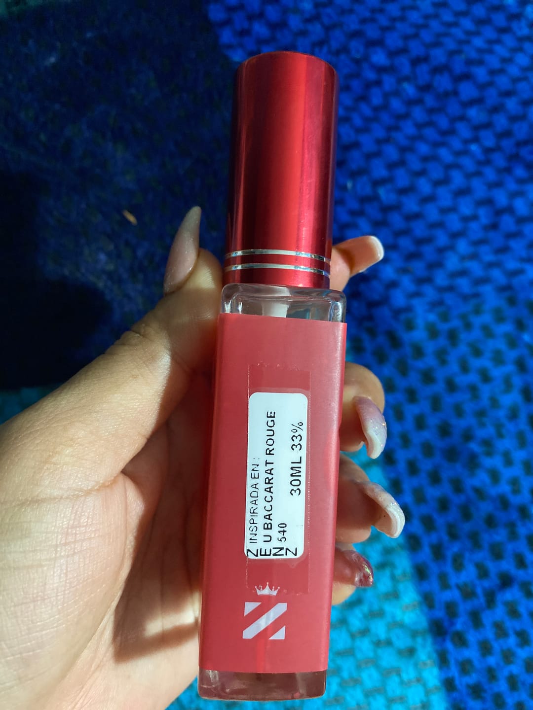 Customer photo review of Perfume Tendencia U BACCARAT ROUGE 540 zenz