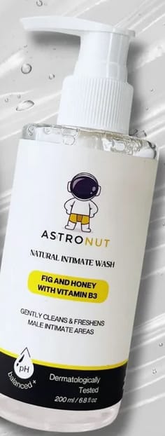 Customer photo review of Astronut Men's Intimate Wash - Natural Care for Freshness & Hygiene