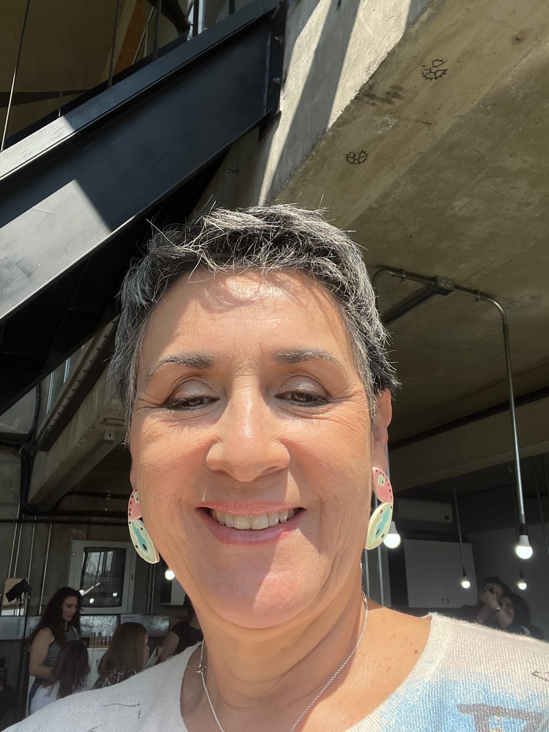Customer photo review of Base Second Skin Tinted Serum Medium 874