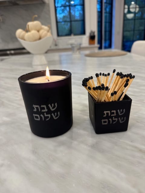 Customer photo review of READY TO SHIP SHABBAT SHALOM BUNDLE