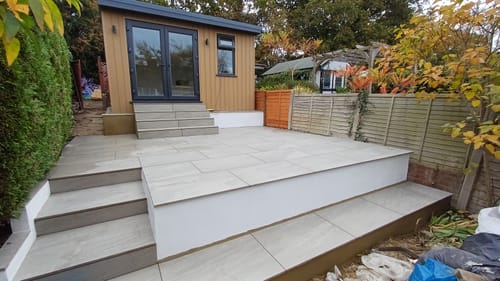 Customer photo review of Kandala - Grey Porcelain Paving Tiles - 900 x 600 x 20mm