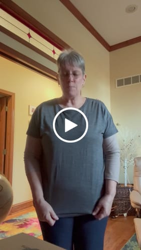 Customer video review of Billie Lounge Tee • Final Sale Deals! - Graphite Heather