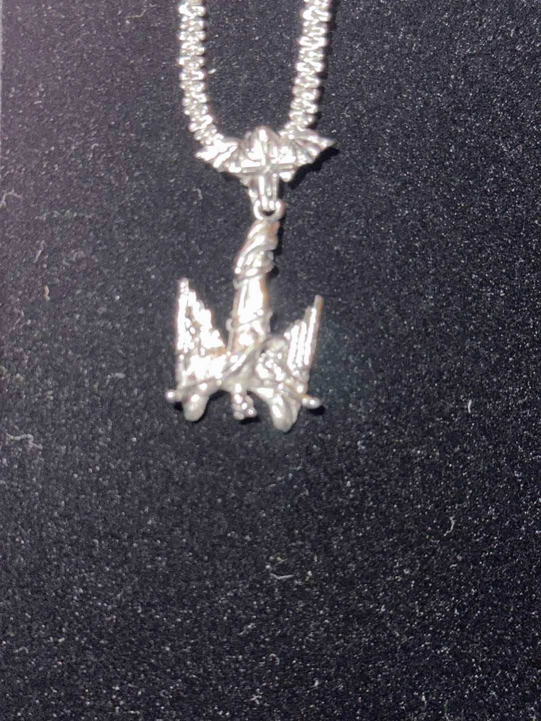 Customer photo review of FALLEN ANGEL PENDANT