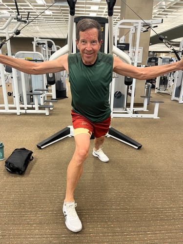 Customer photo review of Crusader Cross Performance Shorts