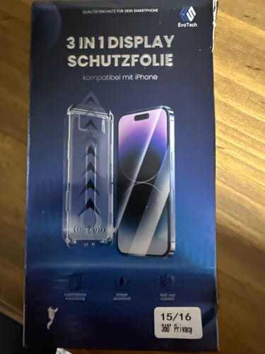 undefined review of 3 in 1 Schutzfolie - iPhone image 1 out of 1
