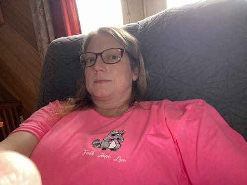 Customer photo review of Squirrels Everywhere - Bright Coral