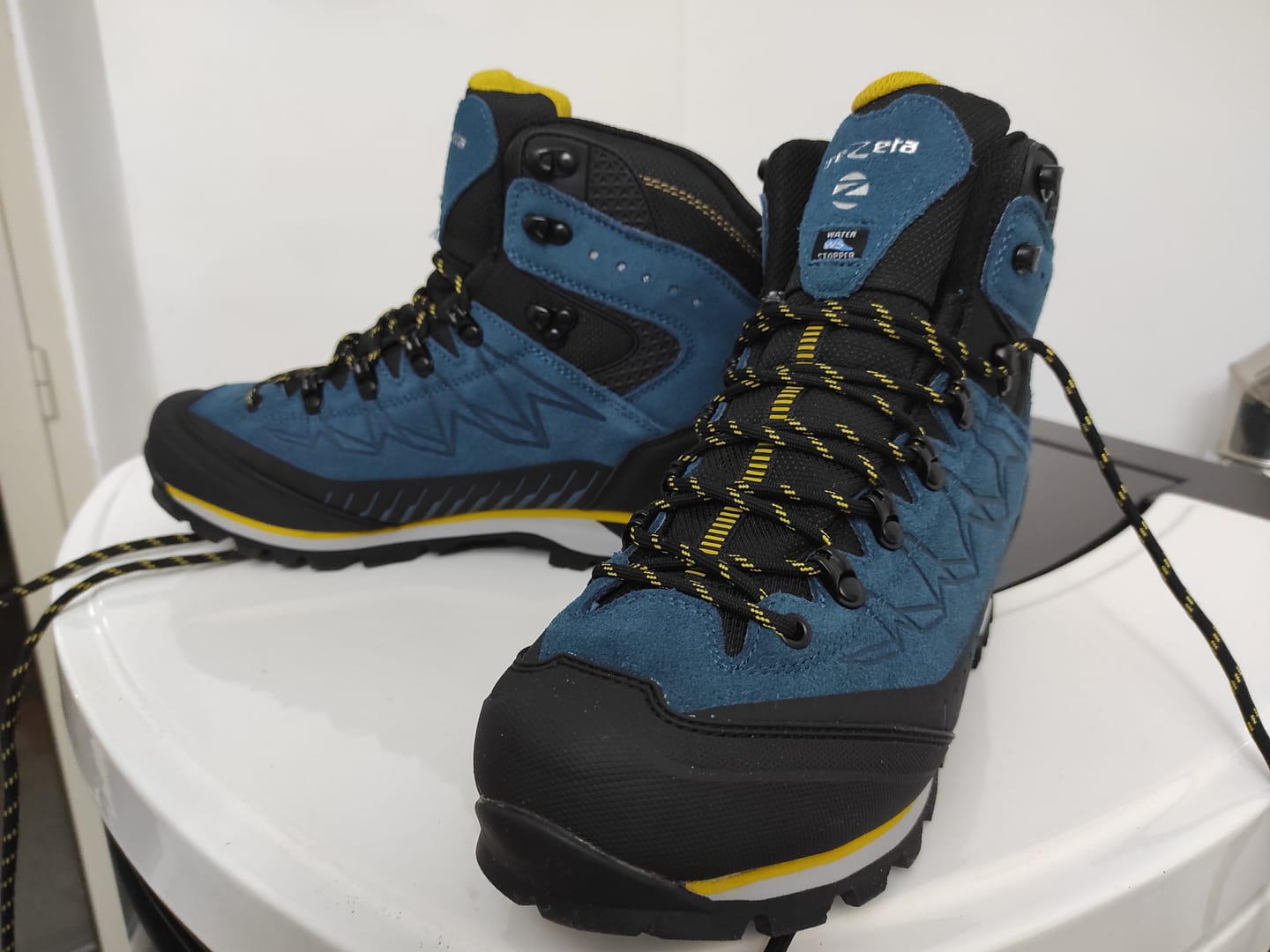 Customer photo review of Scarpone Tornado Trezeta Blue
