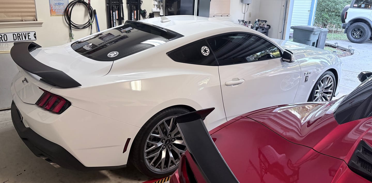 Customer photo review of 2024-Up Ford Mustang GT Rear Spoiler