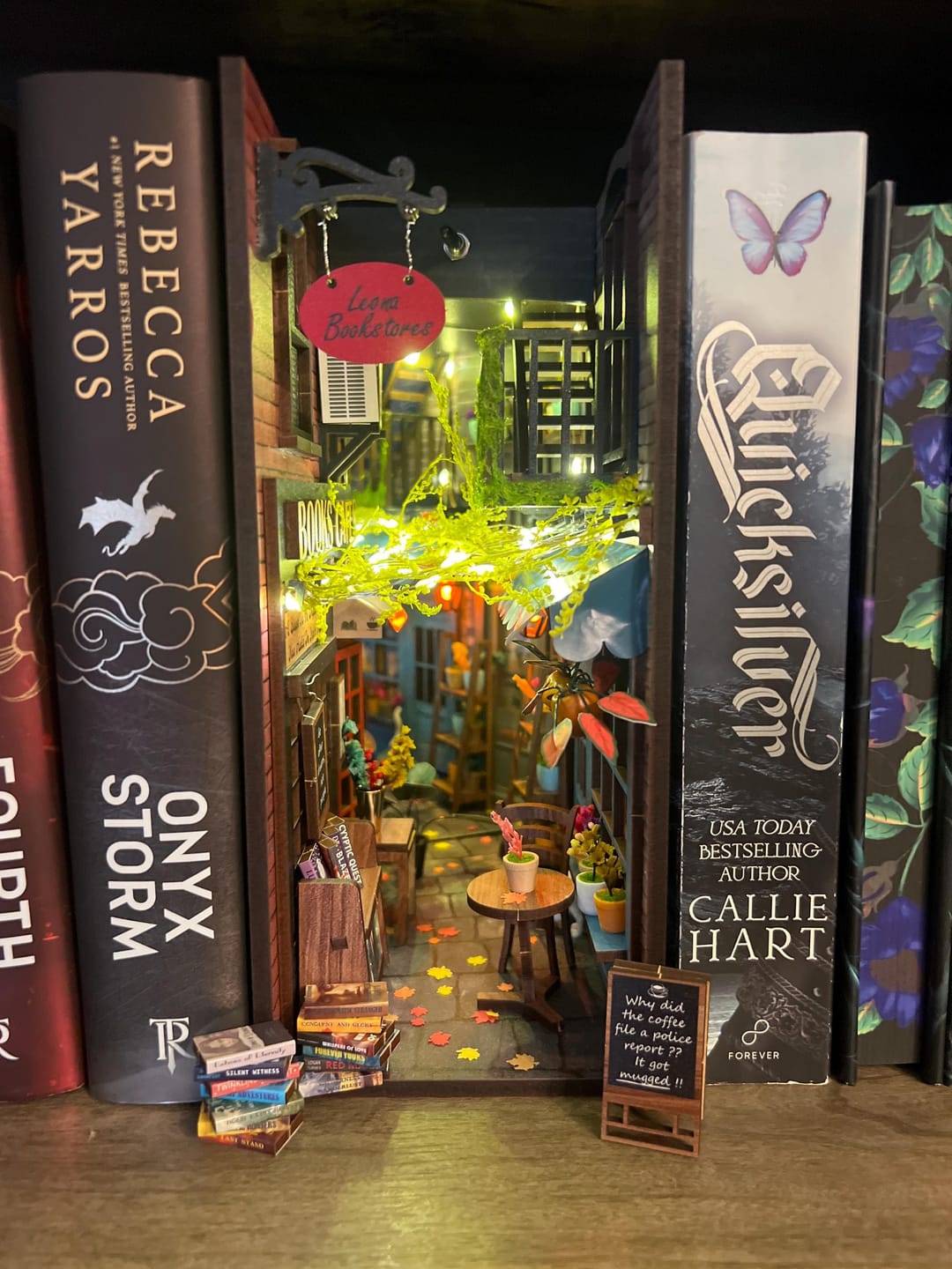 Customer photo review of Dreamy MiniAlley - Booknook DIY kit