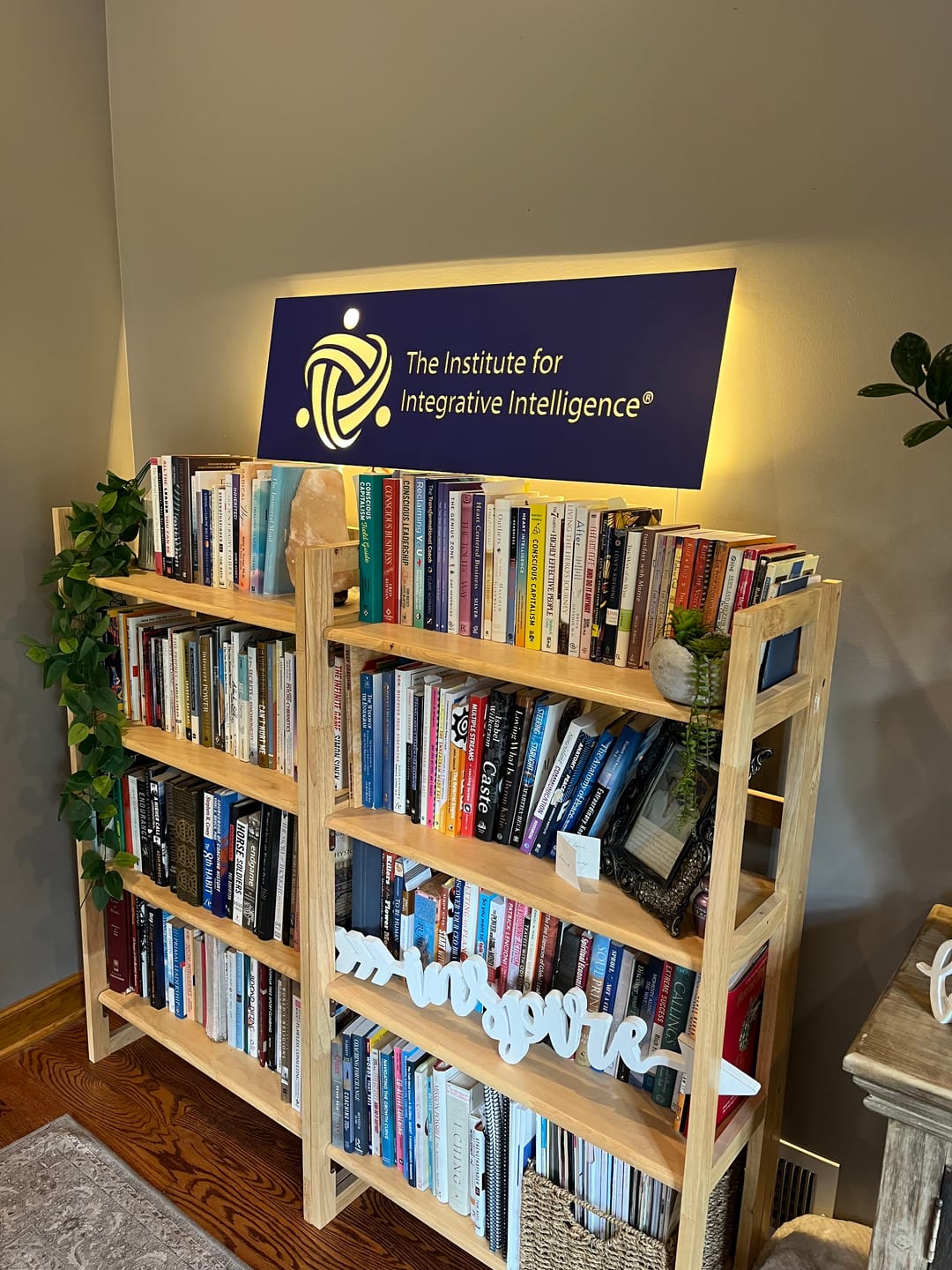Customer photo review of Interior Front and Backlit Custom Sign (S6)