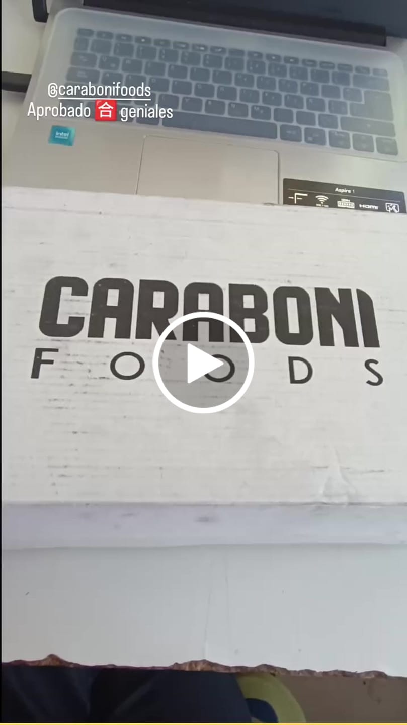 Customer video review of Pack MIX de sabores CaraboniFoods – 4 Sabores, 100% Naturales con Miel Cruda