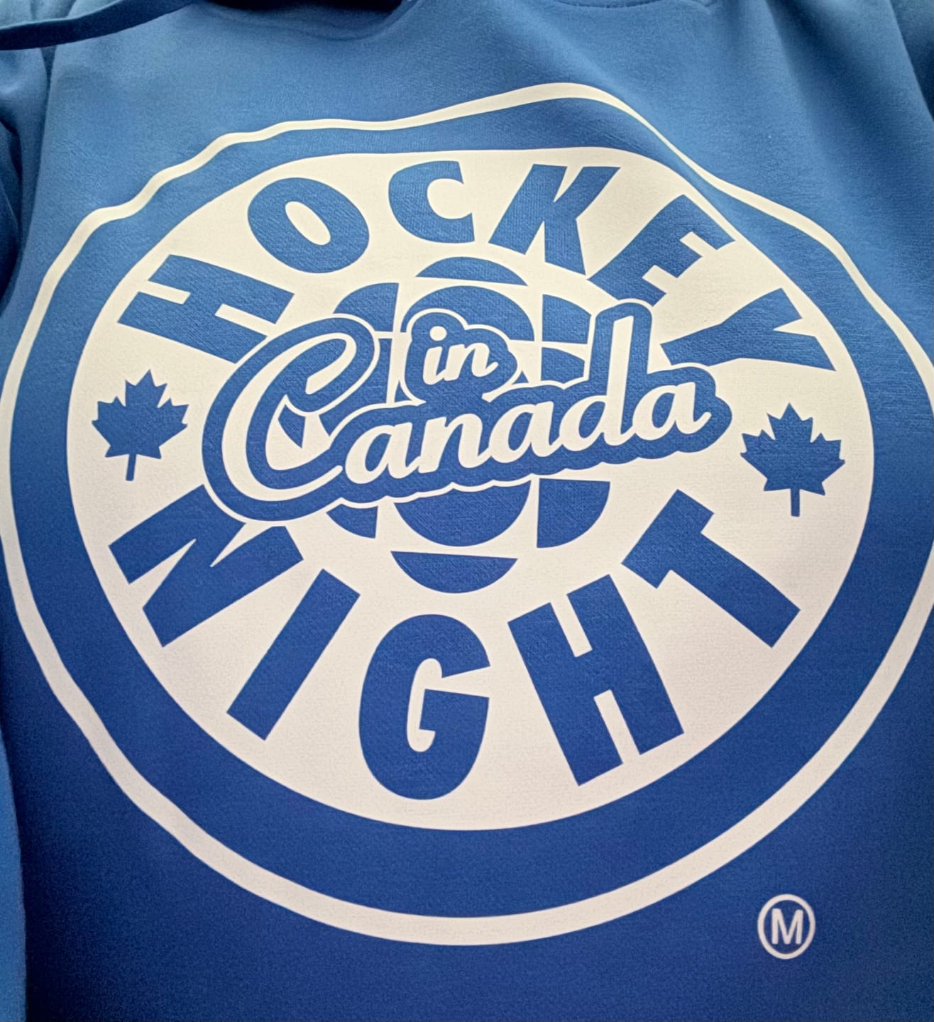 Customer photo review of Hockey Night in Canada White Logo Sweatshirt Hoodie