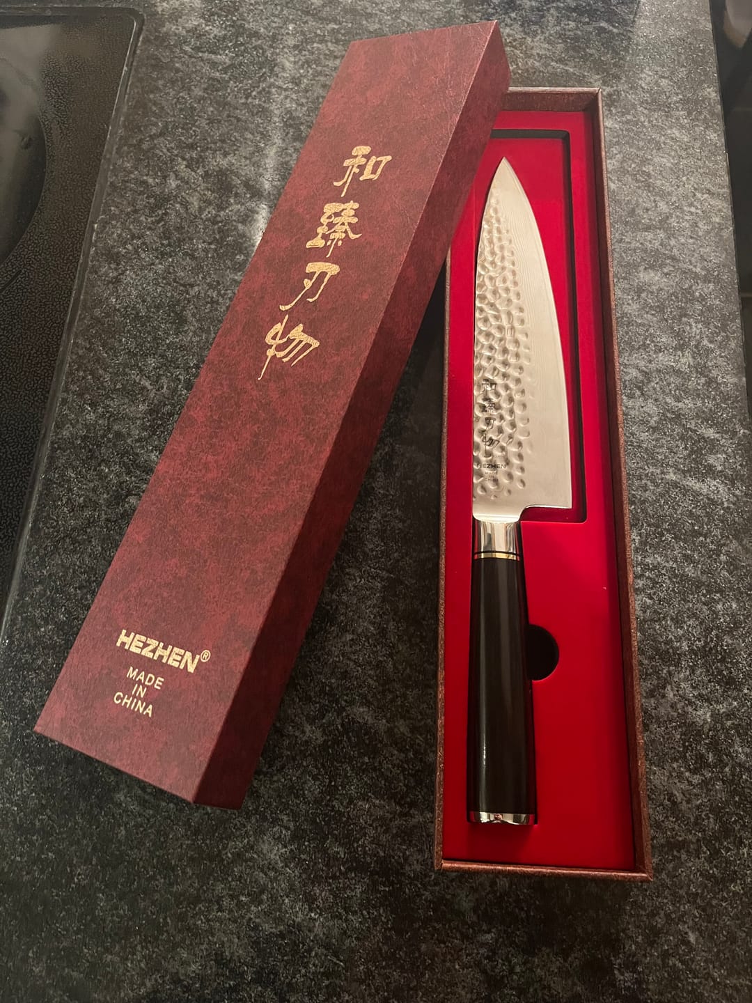 Customer photo review of HEZHEN 8'' Hammer Series Kochmesser