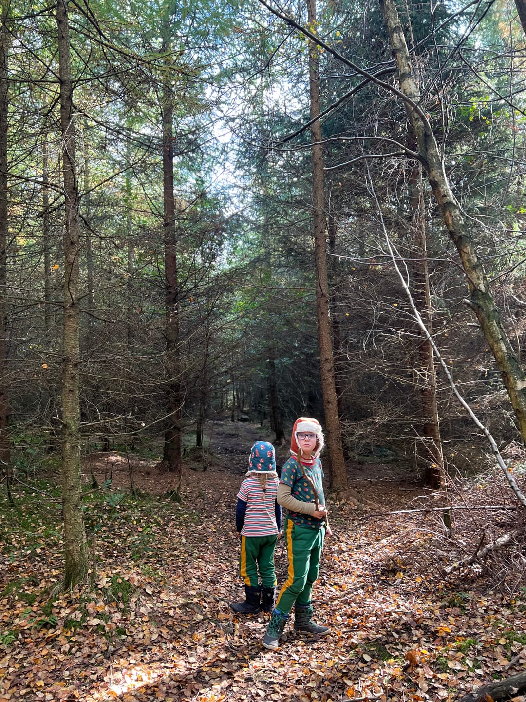 Customer photo review of Olive Knee Patch Cosy Joggers